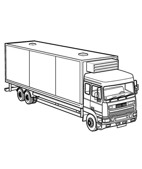 My kids like semi truck so much. Big Rig Semi Truck Coloring Page - NetArt