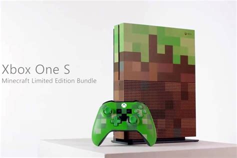 Minecraft Themed Xbox One S Bundle And Controllers Announced Rocket