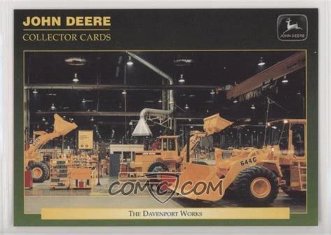 1994 upper deck john deere collector cards [base] 47 the davenport works