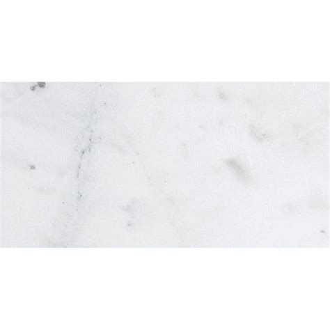 Verona Marble 12 X 24 Natural Stone Field Tile In Bianco Honed