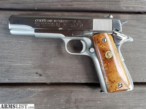 Armslist For Sale Colt 45 Mark Iv Series 70 Nickel