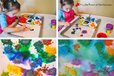 Process Art Colored Salt Painting For Kids A Little Pinch Of Perfect