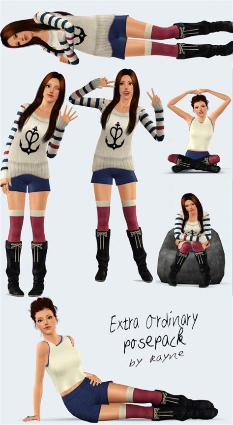 Extra Ordinary Pose Pack By Rayne Sims 3 Downloads Cc Caboodle Sims