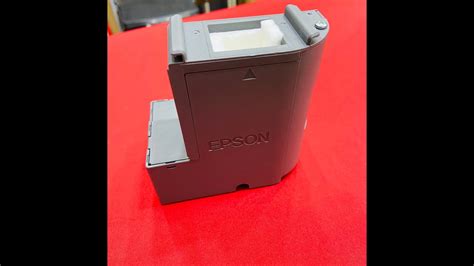 Epson L6000 L6160 L6170 L6190 Maintenance Box T04d1waste Inkpad Youtube