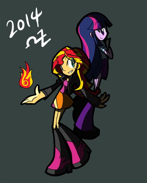 Twilight Sparkle And Sunset Shimmer By Rvceric On Deviantart