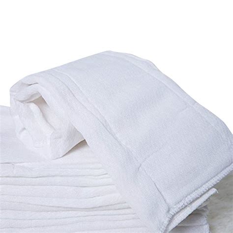 Buy Fasoar Prefold Cloth Diapers 100 Unbleached Premium Cotton 3