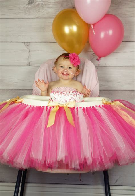 Roseo pink happy birthday banner signs golden sparkle funny birthday party supplies for girls birthday party birthday decorations nursery hanging decorations 13 pieces 4.7 out of 5 stars 2,160 1 offer from $5.95 Pink gold Highchair tutu, First birthday, highchair, tutu ...