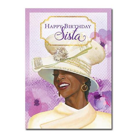 Happy birthday african american woman. Happy Birthday Sista: African American Birthday Card (7x5 ...