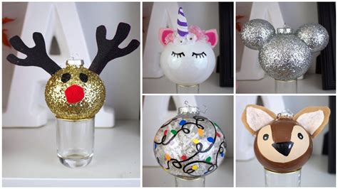 7 Cheap And Easy Diy Christmas Ornaments Pinterest Inspired Youtube