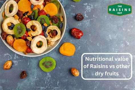 Raisin Nutritional Value Compared To Other Dried Fruits The Raisins Hut