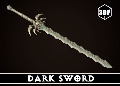 Dark Sword 3d Print Model Cgtrader