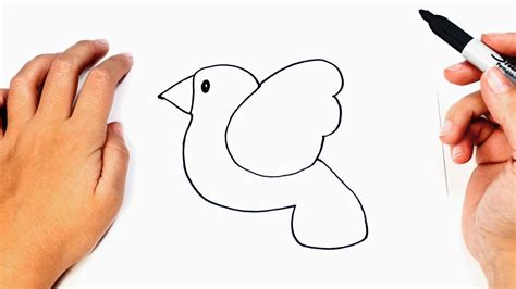 How To Draw A Bird Easily Step By Step Easy Drawings