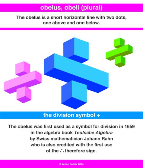 Obelus A Maths Dictionary For Kids Quick Reference By Jenny Eather