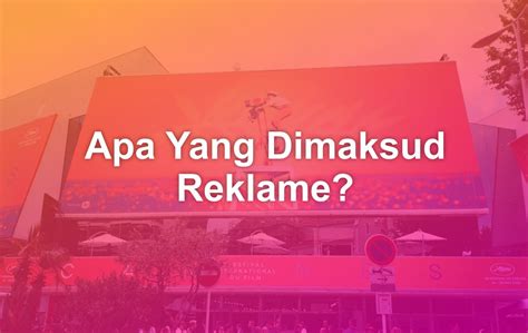 Apa Yang Dimaksud Dengan Reklame Matob