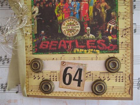 Beatles Birthday Card When Im 64 Sgt Peppers Etsy