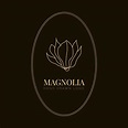 Simple magnolia flower logo illustration for real estate. Botanical ...