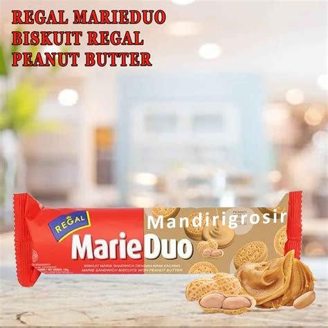 Jual Regal Marie Duo Peanut Butter G Shopee Indonesia