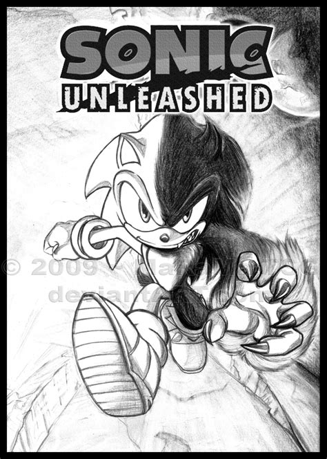 Sonic Unleashed Pencil Cover By Marama Artz On Deviantart