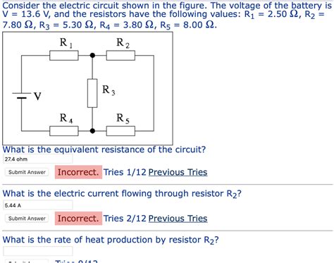 Solved Consider The Electrical Circuit Shown In Figure Chegg Com My