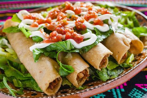 Remove from heat and stir in cilantro, cheese and season with salt, to taste. Chicken Flautas Recipe | RecipeSavants.com
