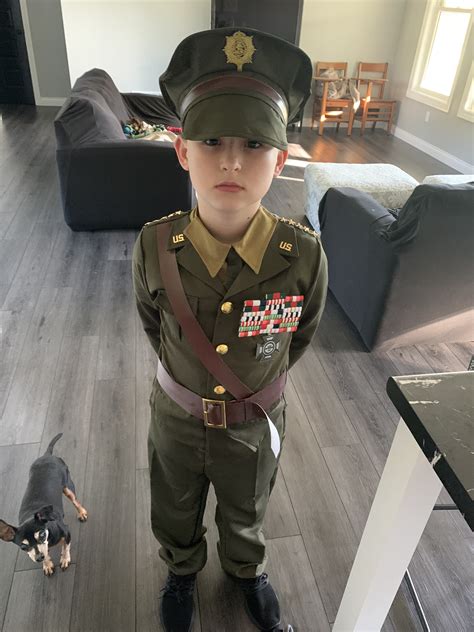 Boys Army Officer Costume Kids Costume The Halloween Spot