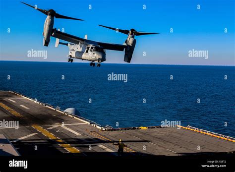 Us Marine Corps Mv 22b Osprey With Marine Medium Tiltrotor Squadron