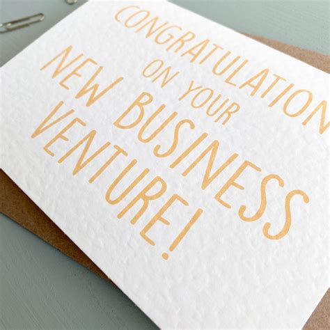 New Business Venture Congratulations New Business New Job Etsy