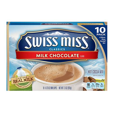 Swiss Miss Classics Milk Chocolate Hot Cocoa Mix 10 Count 73 Oz