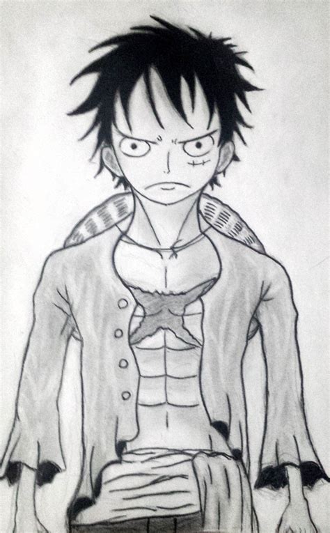 My Luffy Drawing I Hope You Guys Like It Ronepiece