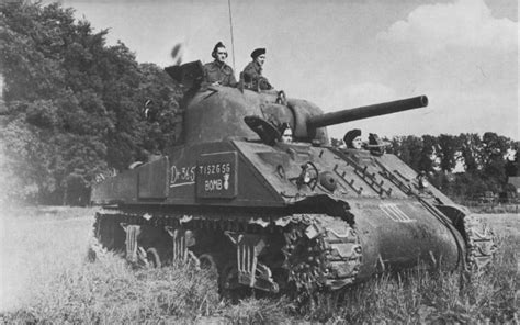 M Sherman Tank World War Ii