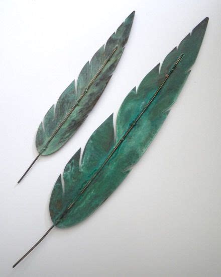 Made of tomorrow | london' gold foiled a4. Copper Feathers | Feather wall art, Copper art, New ...