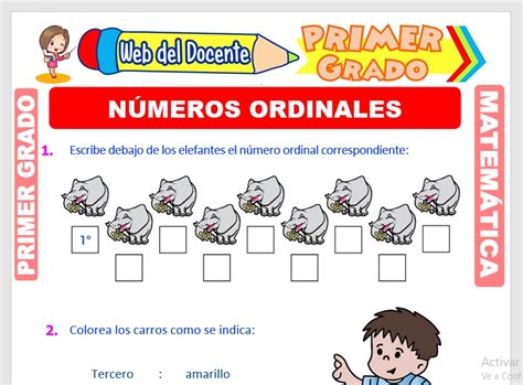 29 Que Son Los Numeros Ordinales Para Niños De Primaria Pictures