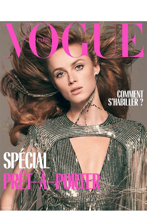 Rianne Von Rompaey En Couverture Du Numéro De Mars 2019 De Vogue Paris