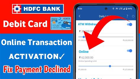 Hdfc Debit Card Online Transaction Activation How To Activate Hdfc Debit Card For Online