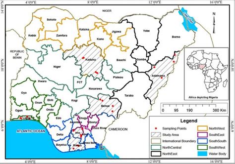 The Six Geopolitical Zones In Nigeria And Their States Oasdom