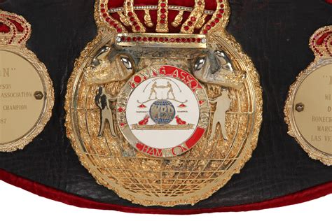 Lot Detail Mike Tysons 1987 Wba Heavyweight Championship Boxing Belt