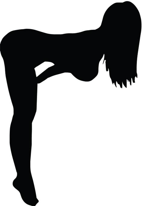 Silhouette Femme Sexy 11 Girl Bending Over Silhouette Woman Bending Over Silhouette Clipart