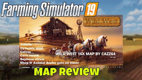 Farming Simulator 19 Map Review Wild West Youtube
