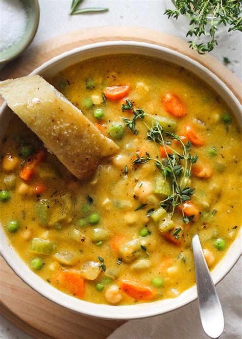 One Pot Creamy Vegetable Soup Its All Good Vegan
