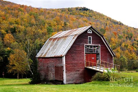Vermont Red Barn Photograph By David Birchall Fine Art America