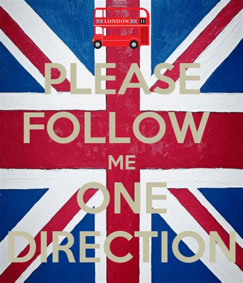 Please Follow Me One Direction Poster Followme Keep Calm O Matic