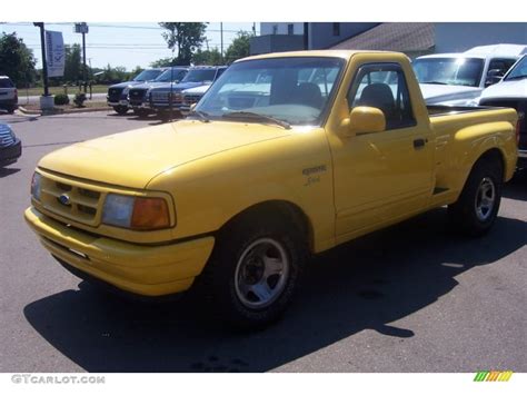 1996 Chrome Yellow Ford Ranger Splash Regular Cab 67962177 Photo 8