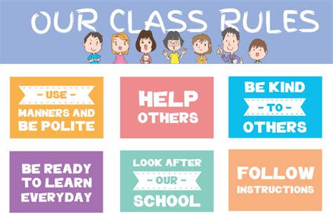 Create A Classroom Rules Poster Postermywall