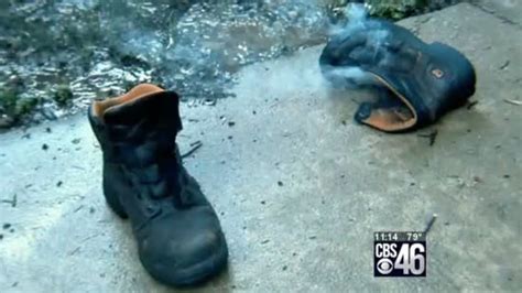 Man Survives Lightning Strike That Knocks Him Clear Out Of His Boots