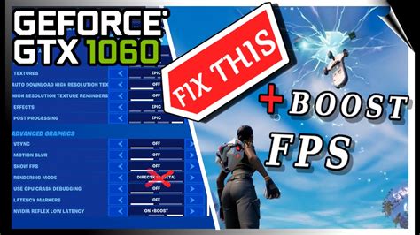 This Fortnite Setting Causes Fps Drops Nvidia Geforce Gtx 1060