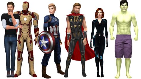 The Avengers Create A Sim Check Out The Build The Alleged Simmer