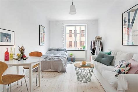 60 Cool Studio Apartment With Scandinavian Style Ideas On A Budget 34