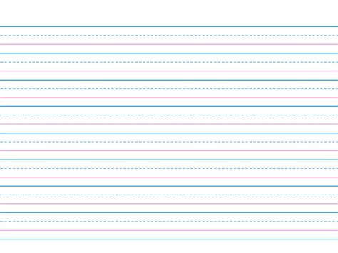 Different spaced lines for different ages; Writing Paper Printable for Children | Activity Shelter