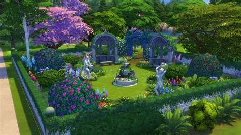 The Sims 4 Romantic Garden Stuff Pack Buildbuy Items
