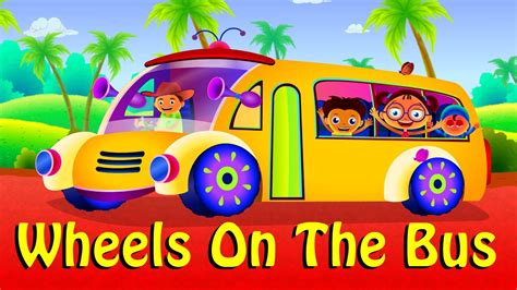 Wheels On The Bus Go Round And Round Nursery Rhyme Children Song Youtube